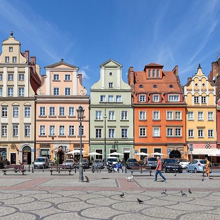 Prywatne Studio Dla 4 Osob Z Widokiem Na Rynek I Plac Solny! วรอตซวาฟ ภายนอก รูปภาพ