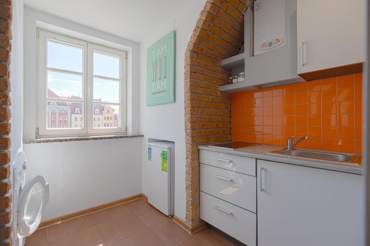 Prywatne Studio Dla 4 Osob Z Widokiem Na Rynek I Plac Solny! วรอตซวาฟ ภายนอก รูปภาพ