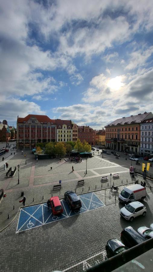 Prywatne Studio Dla 4 Osob Z Widokiem Na Rynek I Plac Solny! วรอตซวาฟ ภายนอก รูปภาพ